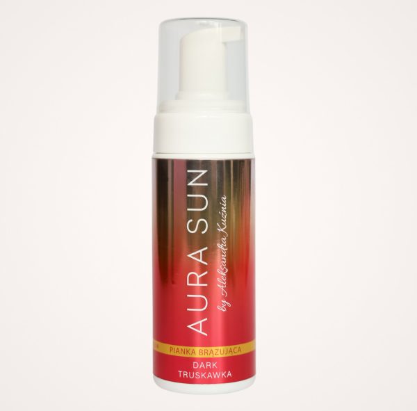 Pianka samoopalająca Aura Sun Dark 150ml truskawka